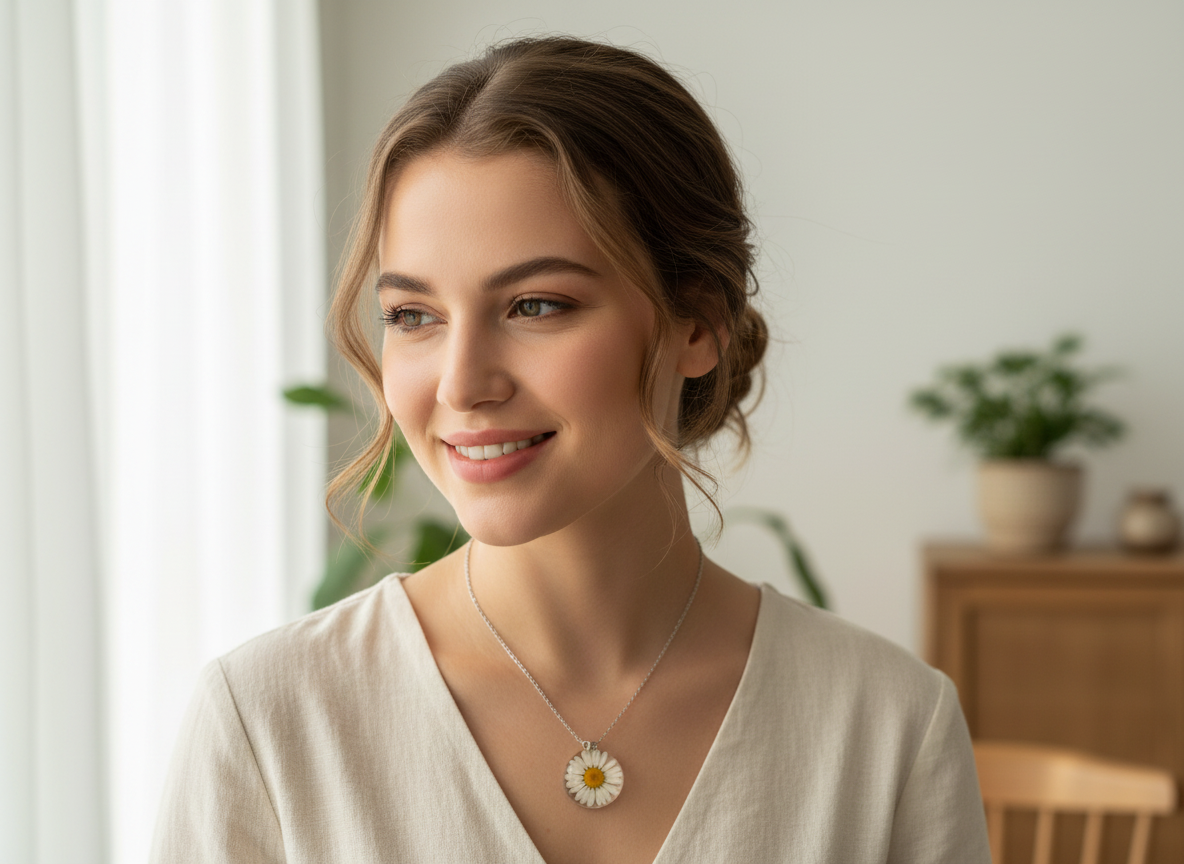 NÁHRDELNÍK SEDMOKRÁSKA KRUH M