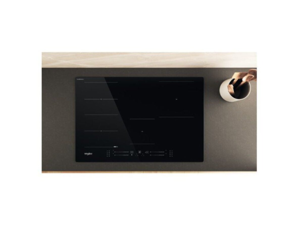 Whirlpool WF S1577 CPNE – indukční varná deska 77 cm s CleanProtect, Chef Control a 6. SMYSL