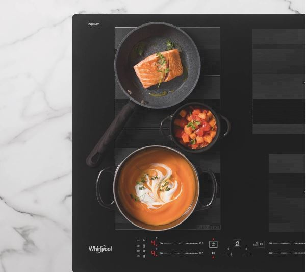 Whirlpool WF S4665 CPBF – indukční varná deska 65 cm s CleanProtect™, Chef Control, FlexiSide a technologií 6. SMYSL