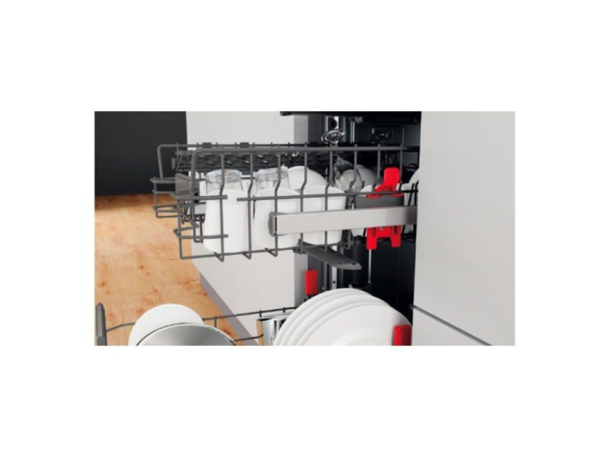 Whirlpool WSIO 3O34 PFE X vestavná úzká myčka nádobí 45 cm, 10 sad, 6. SMYSL, PowerClean Pro, NaturalDry