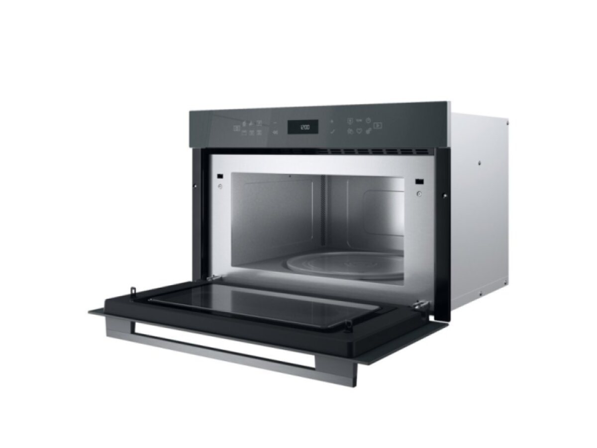 Whirlpool WMD7O4TSG – vestavná mikrovlnná trouba 31 l s párou, Crisp, Quartz Grill a 6. SMYSL
