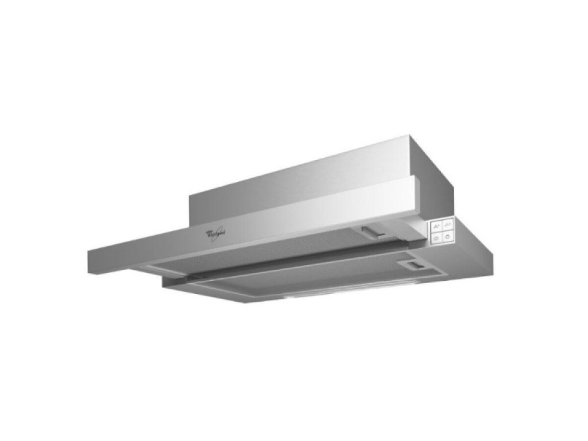 Whirlpool AKR 749/1 IX – vestavný výsuvný odsavač par 60 cm, LED osvětlení a 3 stupně výkonu