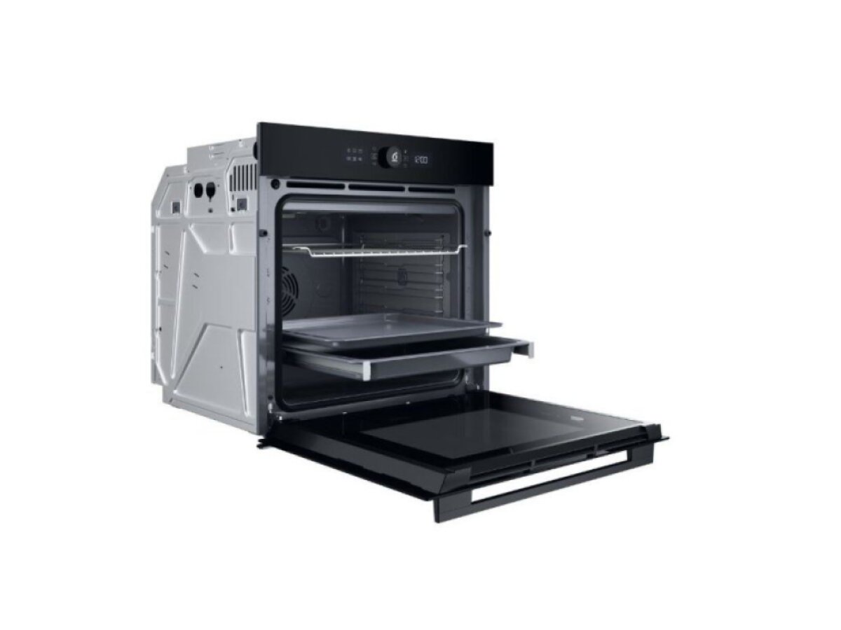 Whirlpool WOI5S8CM1SBA vestavná elektrická trouba s funkcí Steam+, AirFry a 6. SMYSL, černá