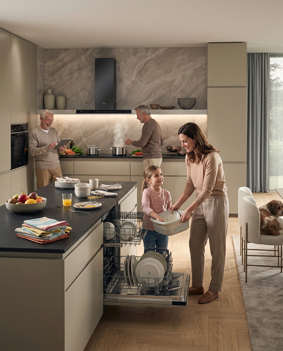 Whirlpool WH6IC11BS7LSA0 vestavná úzká myčka nádobí 45 cm, 11 sad, třída C a NaturalDry