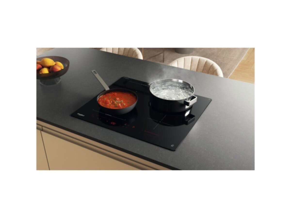 Whirlpool WTX6014DCF – indukční varná deska 60 cm s HeatControl, CleanProtect a Flexi zónou