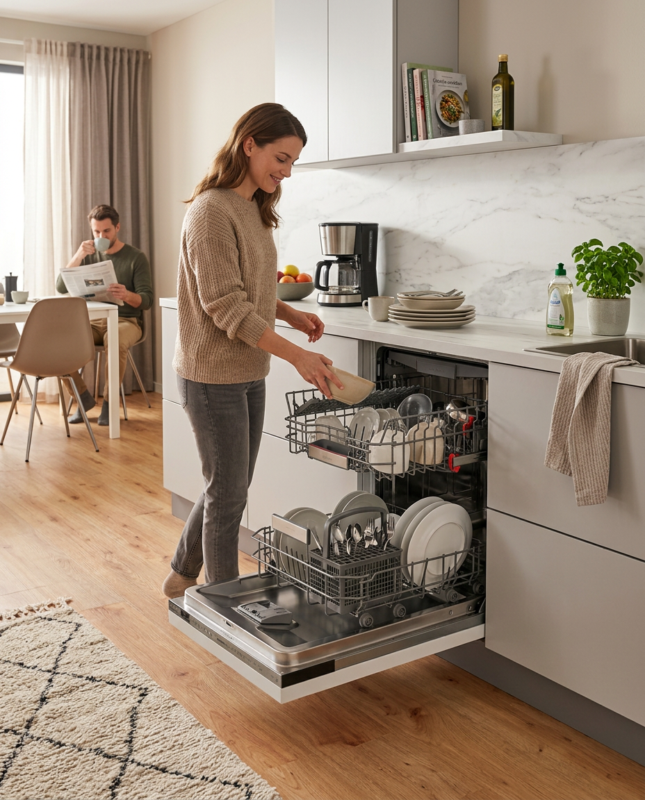 Whirlpool WSIO 3O34 PFE X vestavná úzká myčka nádobí 45 cm, 10 sad, 6. SMYSL, PowerClean Pro, NaturalDry