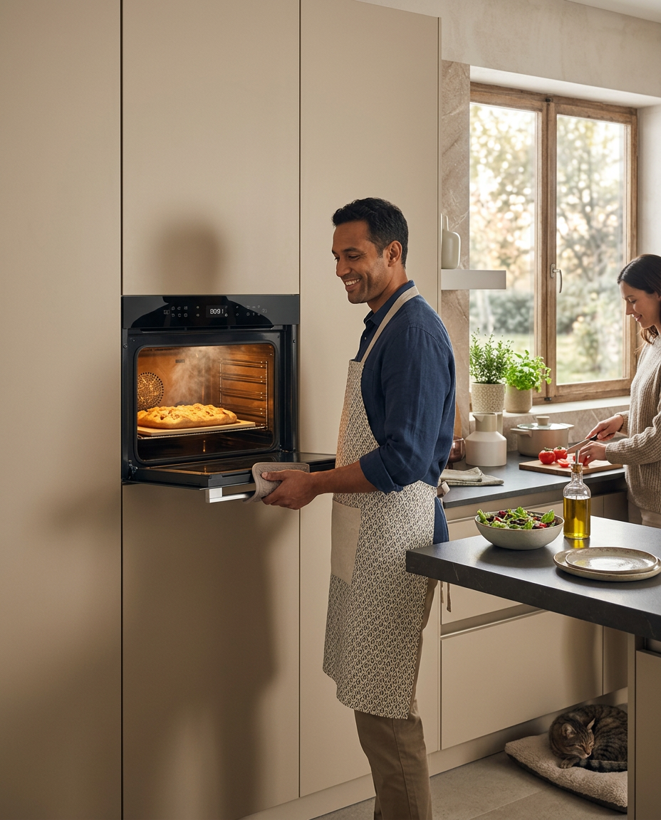 Whirlpool WMD7O4TX – vestavná mikrovlnná trouba 31 l s párou, Crisp, Quartz Grill a 6. SMYSL