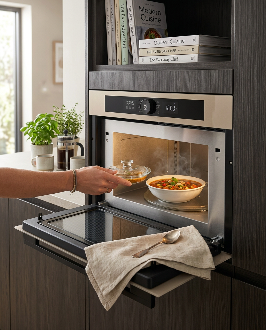 Whirlpool WMD54MBG vestavná mikrovlnná trouba 31 l s Crisp, Quartz Grill, Auto Clean a technologií 6. SMYSL