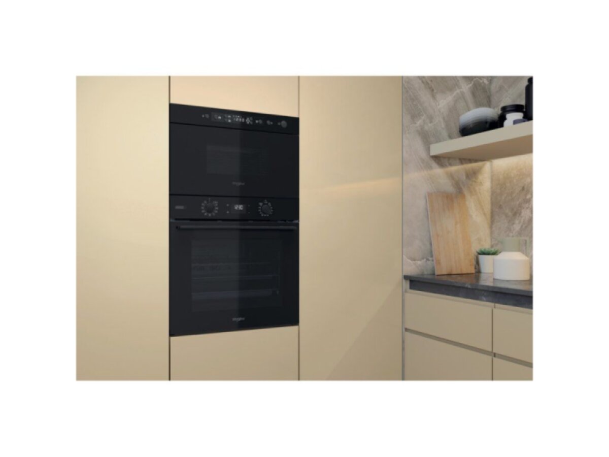 Whirlpool MBNA920B vestavná mikrovlnná trouba s grilem 22 l, Quartz Grill, Jet Defrost, 3D technologie