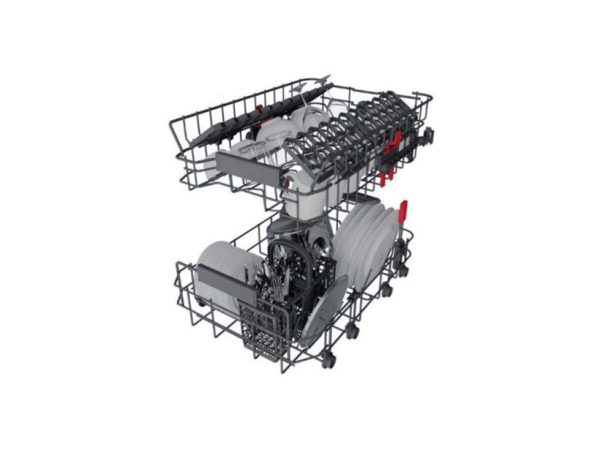 Whirlpool WSIO 3T125 6PE X vestavná úzká myčka nádobí 45 cm, 10 sad, 6. SMYSL, PowerClean, NaturalDry