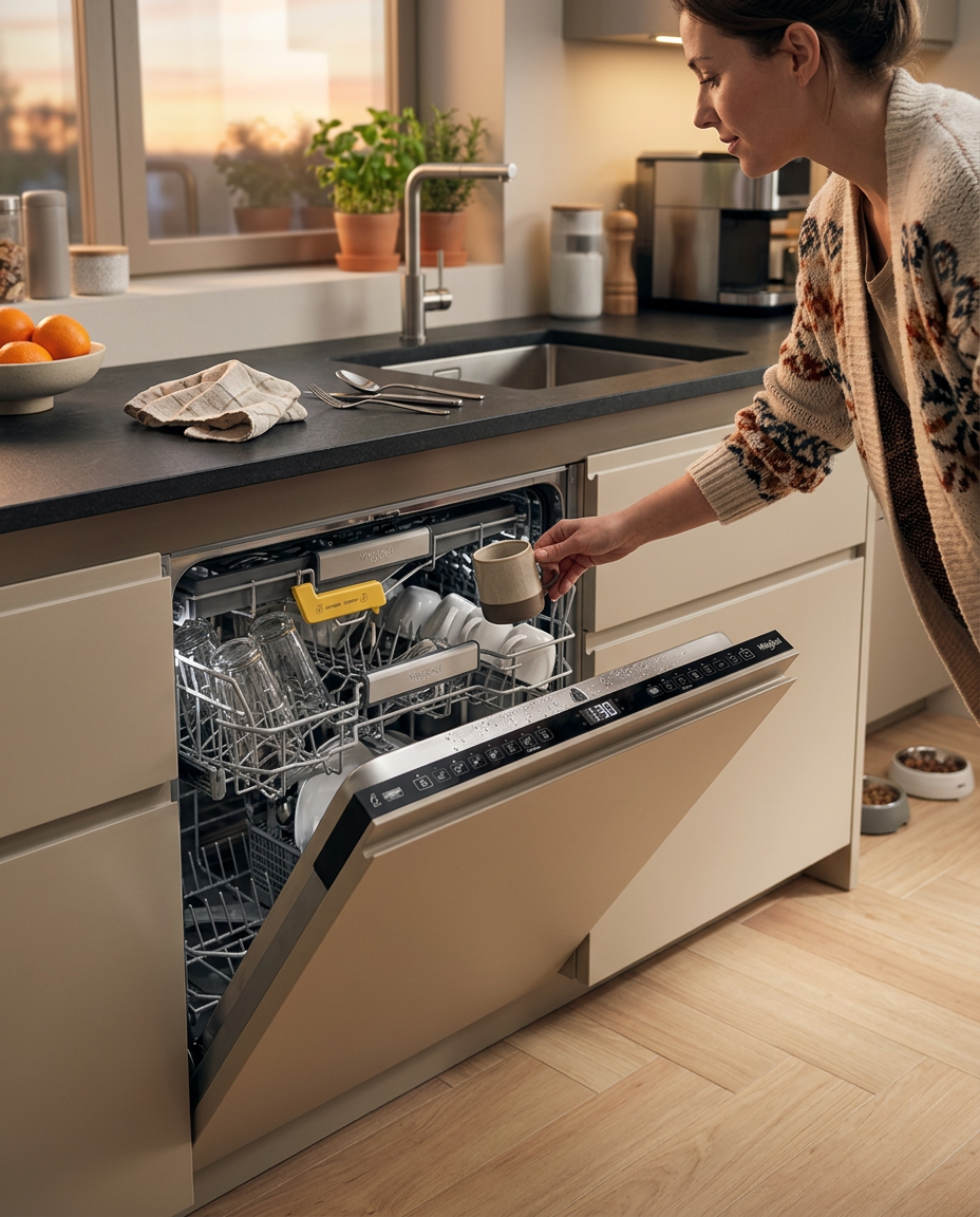 Whirlpool WH8IA15AM3TUS0 vestavná plně integrovaná myčka nádobí 60 cm, 15 sad, MaxiSpace, třída A