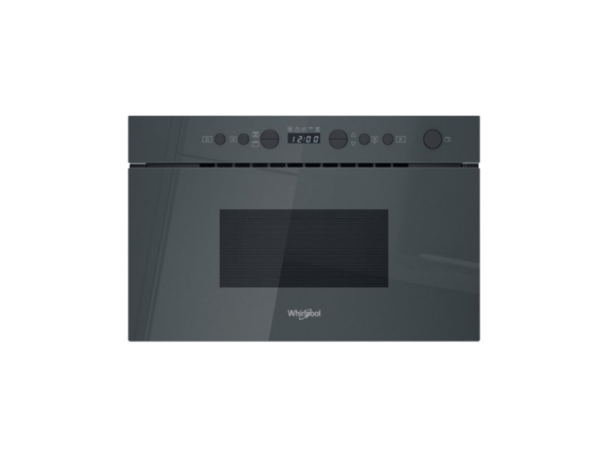 Whirlpool WMN14BSG vestavná mikrovlnná trouba 22 l s grilem, Crisp, Quartz Grill a Jet Defrost