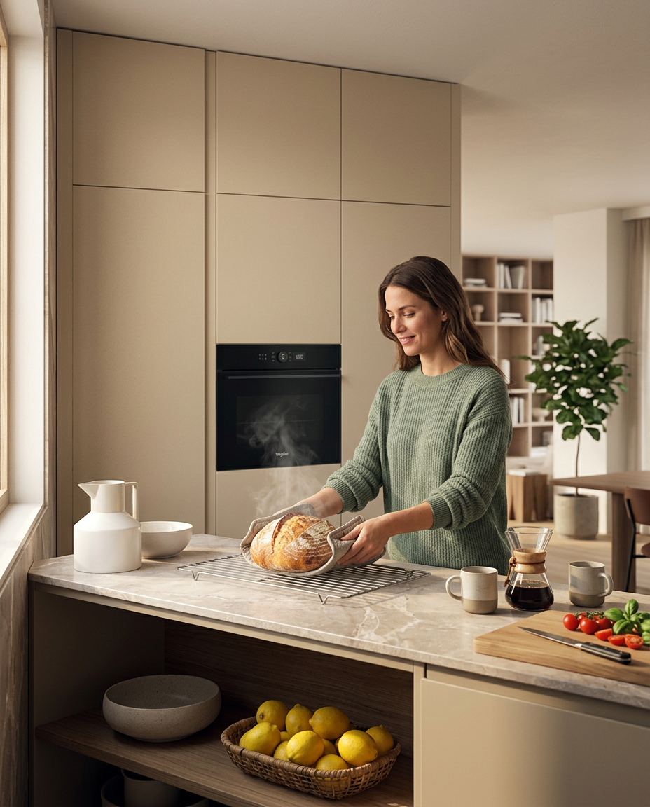 Whirlpool WMW57DMB vestavná mikrovlnná trouba s horkým vzduchem 40 l, Crisp, Forced Air a 6. SMYSL