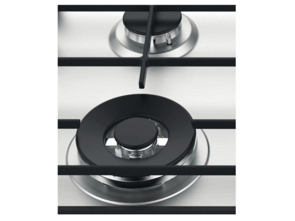 Whirlpool GMWL 628/IXL EE – plynová varná deska 60 cm s iXelium, Power Burner 3,5 kW a MultiLevel Flame