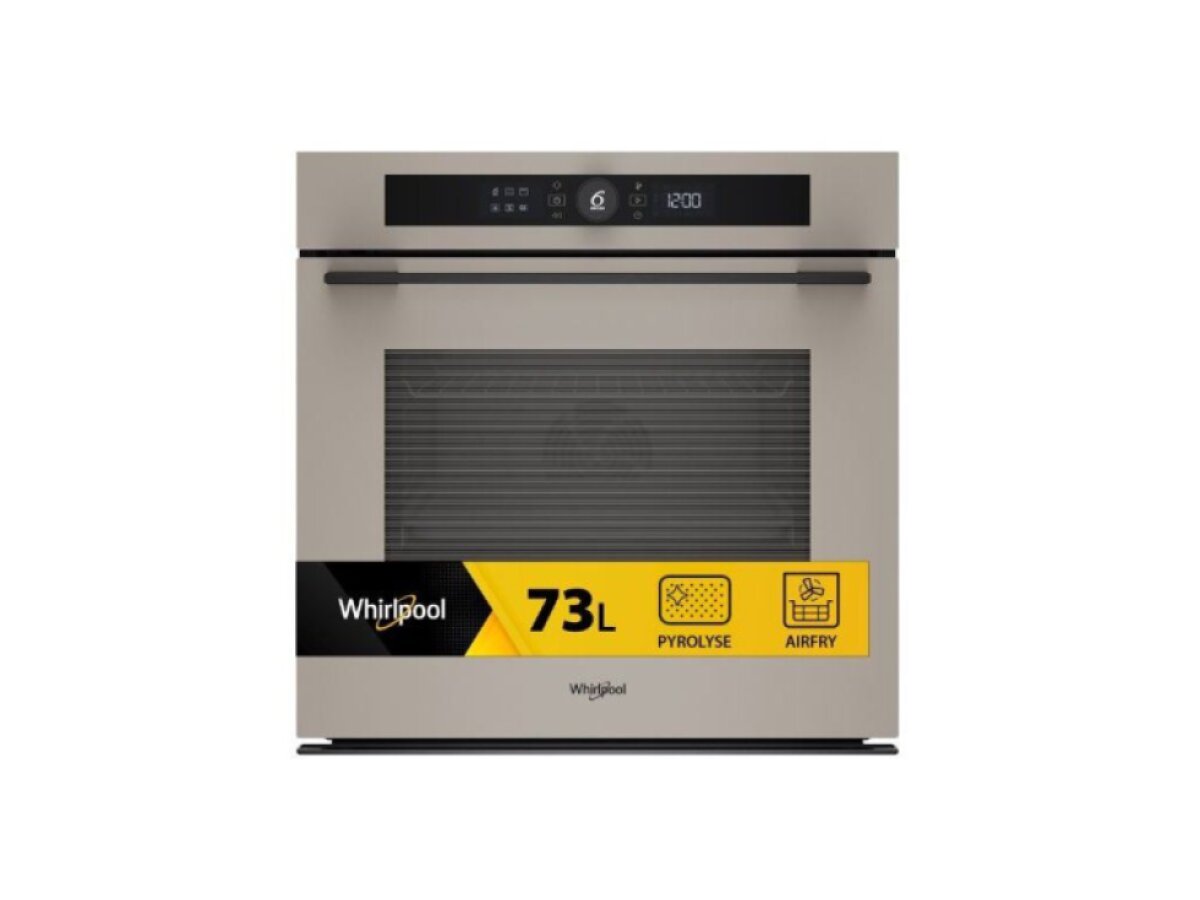 Whirlpool WOI5S8PM2SEA vestavná elektrická trouba se Steam+, AirFry a technologií 6. SMYSL, Urban Beige