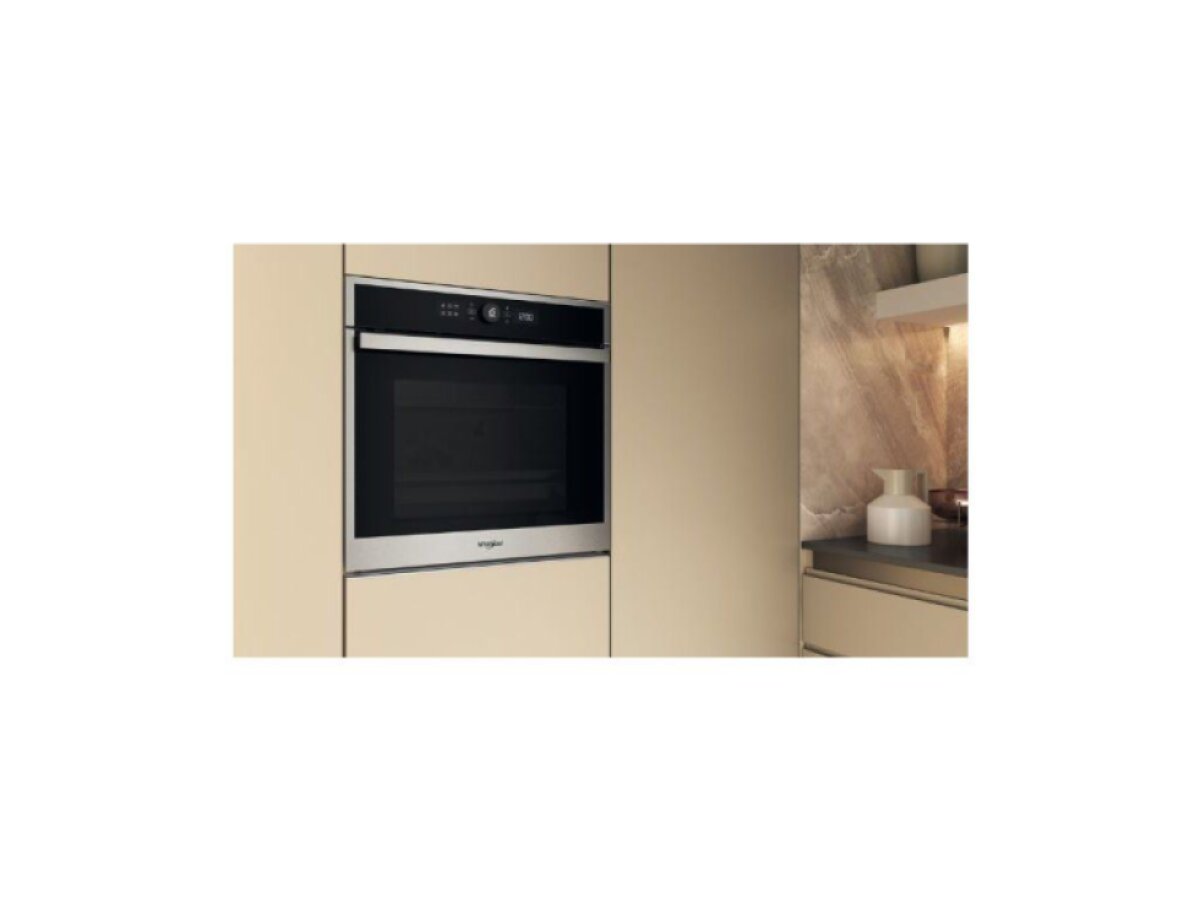 Whirlpool WOI4S8PPM1SX vestavná elektrická trouba se Steam+, AirFry a technologií 6. SMYSL, nerez