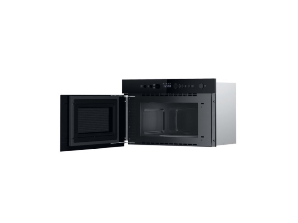 Whirlpool WMN14BB vestavná mikrovlnná trouba s grilem 22 l, Crisp, Quartz Grill a Jet Defrost