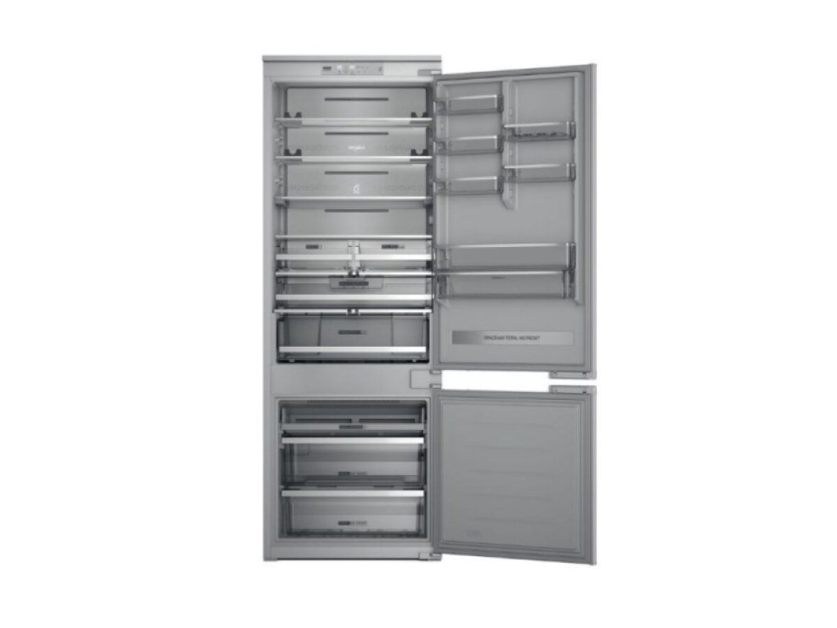 Whirlpool WH SP70 T262 P vestavná kombinovaná chladnička 70 cm, Total No Frost, 394 l, ZenInverter, MultiFresh Box, D
