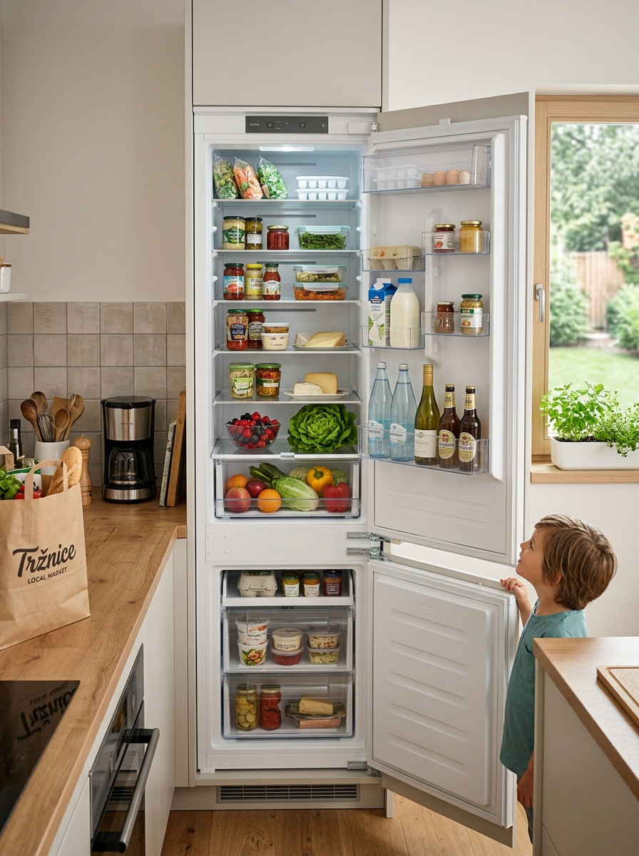Whirlpool WHC20 T352 vestavná kombinovaná chladnička, Total No Frost, ZenInverter, MultiFresh Box, Fresh Box+, 6. SMYSL