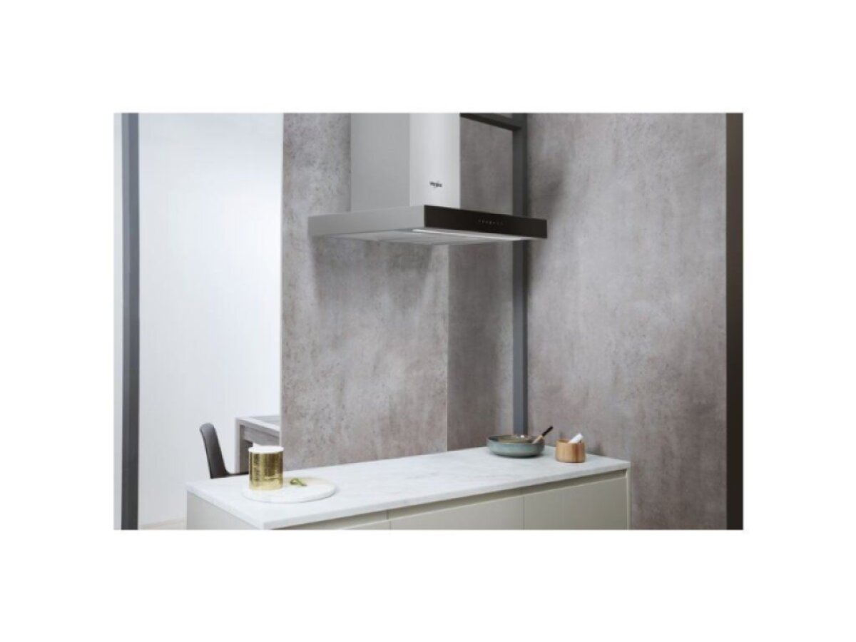 Whirlpool WHBS 62F LT K/1 nástěnný odsavač par 60 cm, 6. SMYSL, CookSense, ZenMode a Booster
