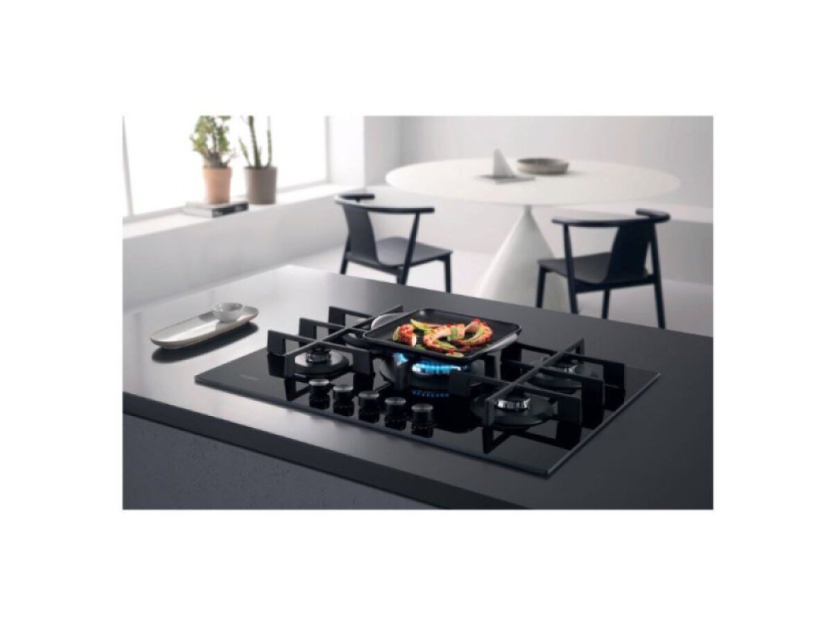 Whirlpool GOWL 728 NB – plynová varná deska 75 cm s 5 hořáky, Power Burner 4000 W a MultiLevel Flame