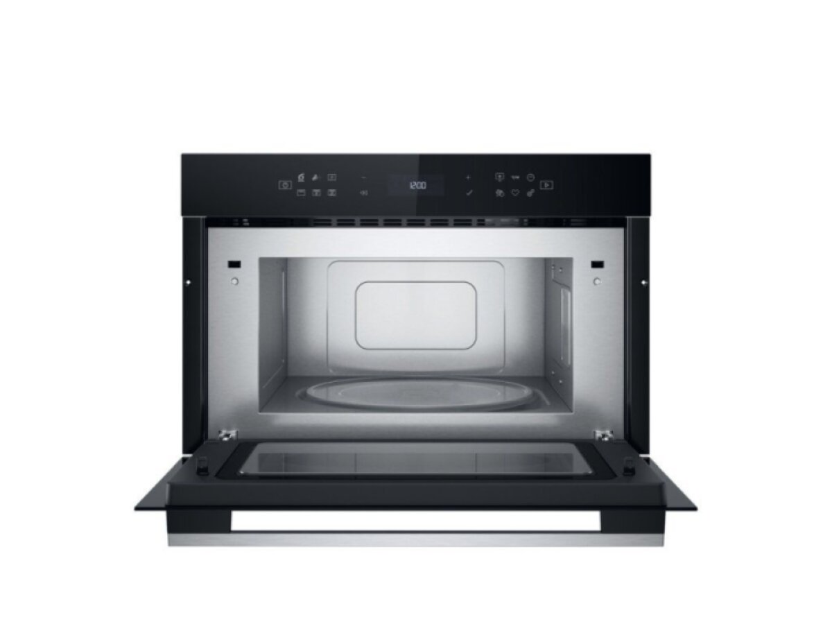 Whirlpool WMD7O4TX – vestavná mikrovlnná trouba 31 l s párou, Crisp, Quartz Grill a 6. SMYSL