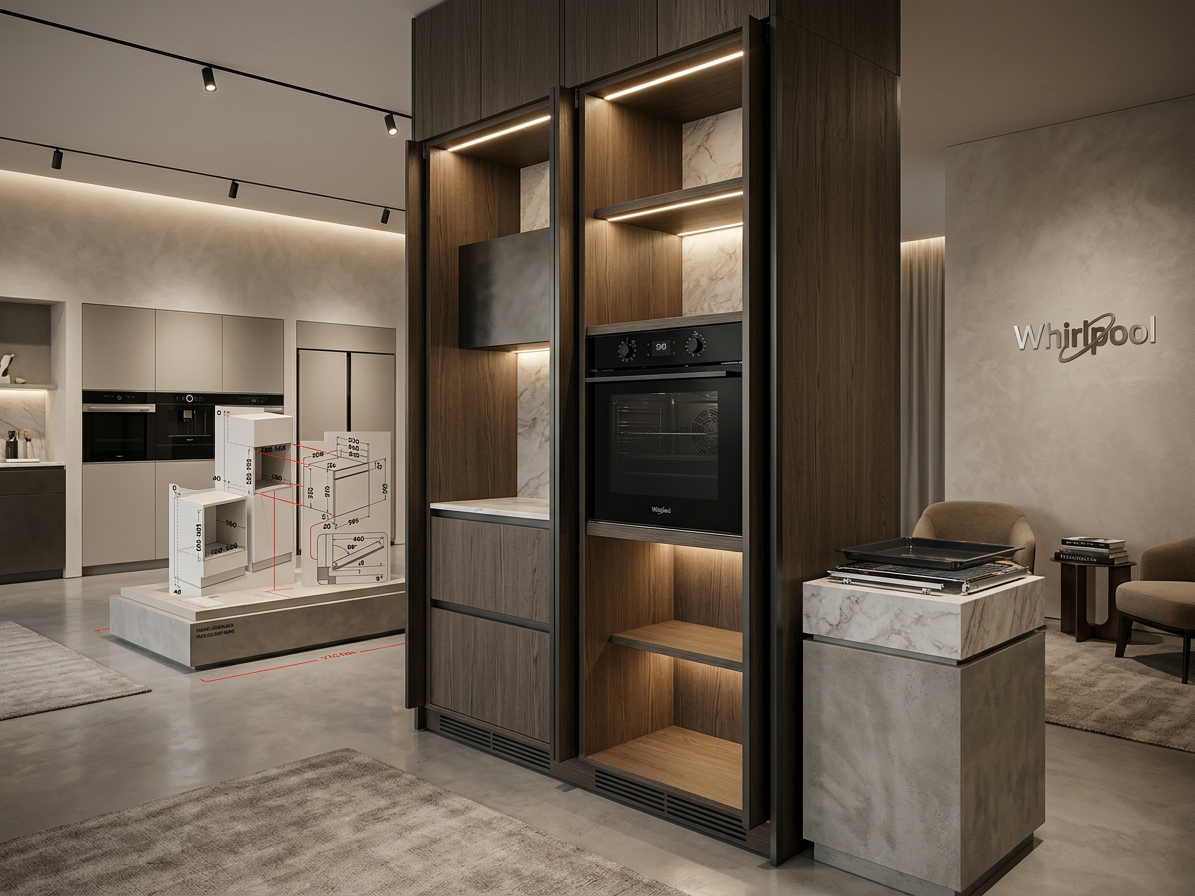 Whirlpool OMK58CU1SB Vestavná elektrická trouba