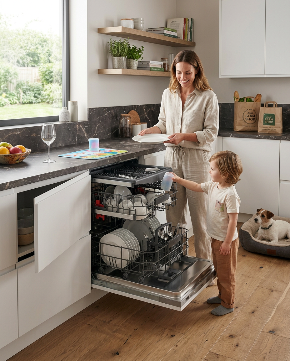 Whirlpool WIC 3C33 PFE vestavná plně integrovaná myčka nádobí 60 cm, 14 sad, PowerClean, NaturalDry