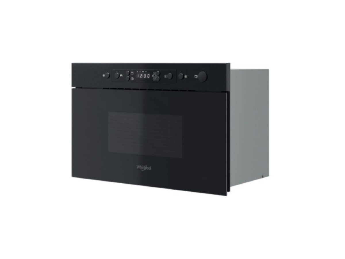 Whirlpool MBNA920B vestavná mikrovlnná trouba s grilem 22 l, Quartz Grill, Jet Defrost, 3D technologie