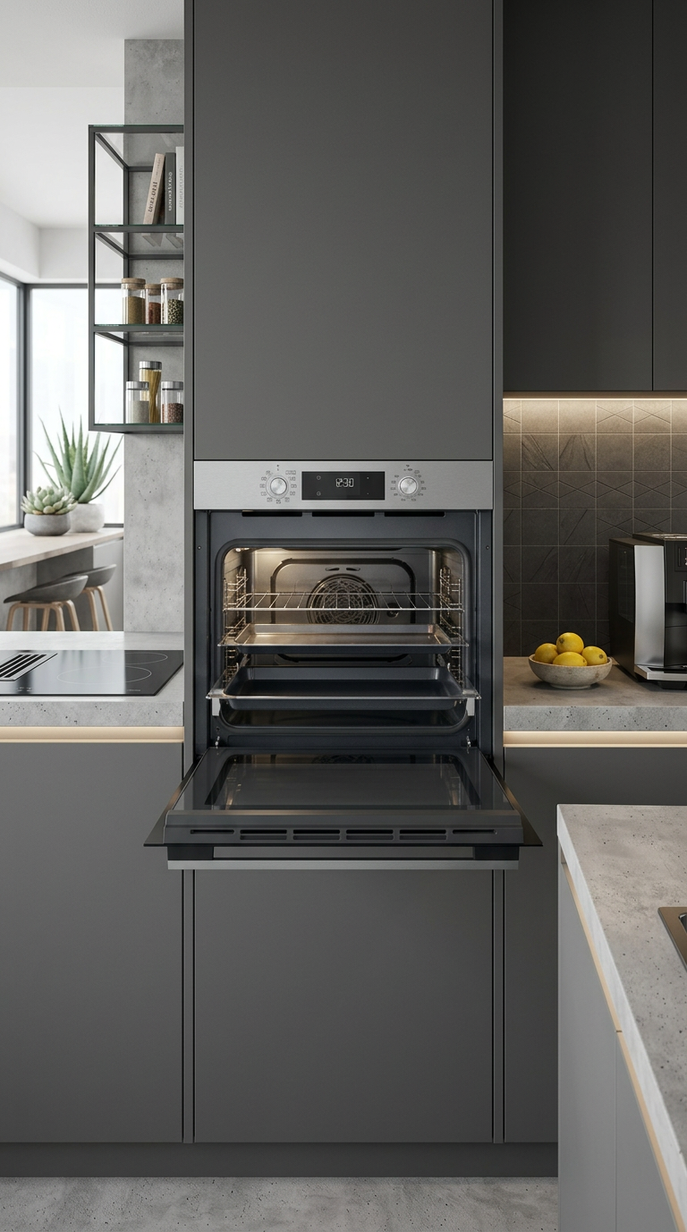 Whirlpool OMK58CU1SX vestavná elektrická trouba, nerez