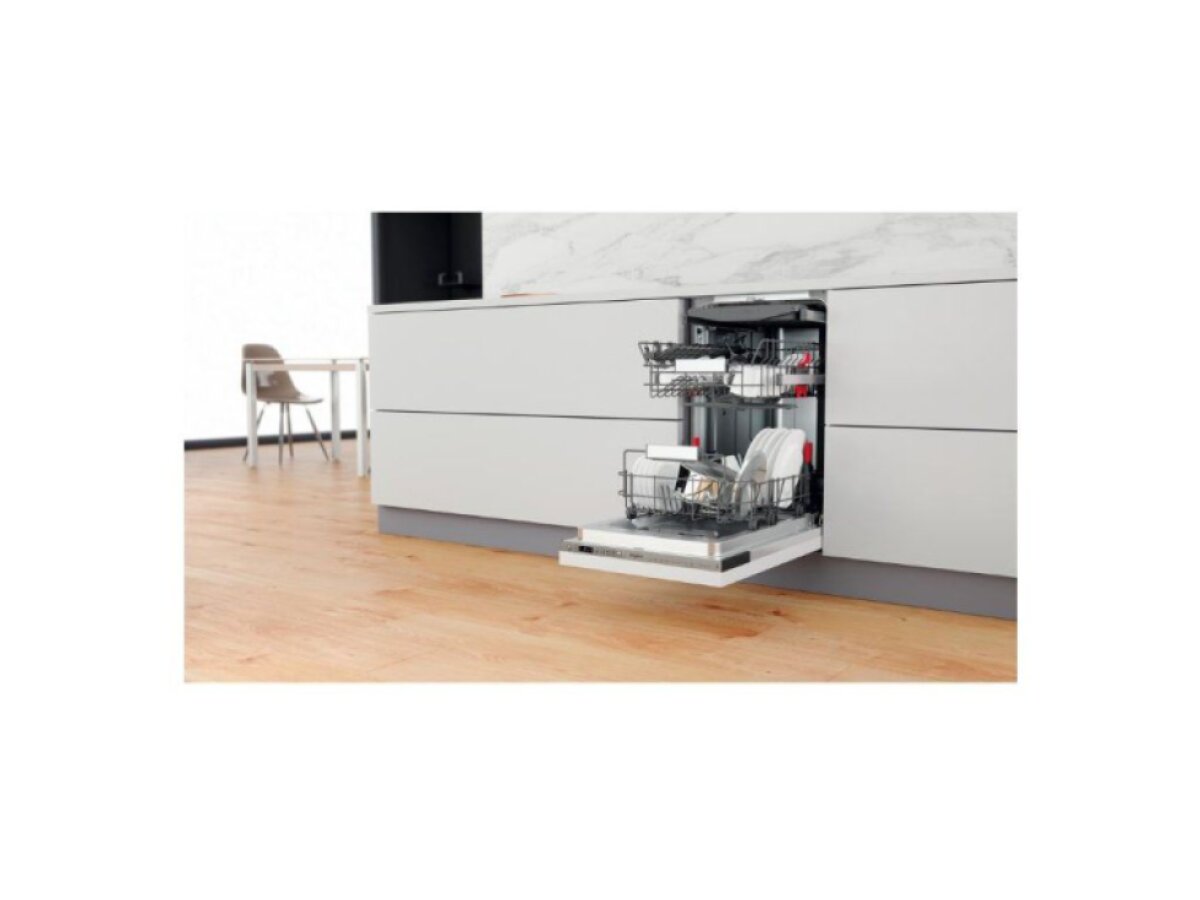 Whirlpool WSIO 3O34 PFE X vestavná úzká myčka nádobí 45 cm, 10 sad, 6. SMYSL, PowerClean Pro, NaturalDry
