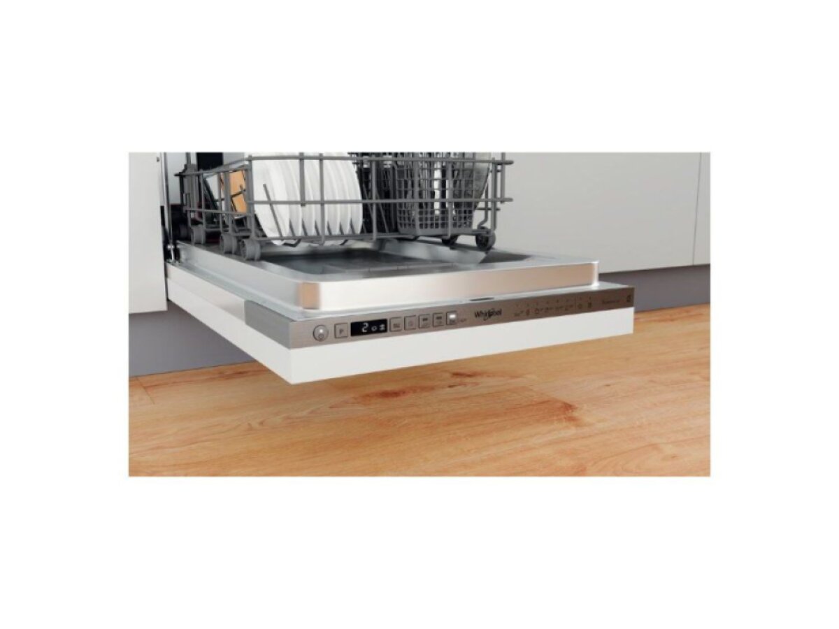 Whirlpool WSIO 3T125 6PE X vestavná úzká myčka nádobí 45 cm, 10 sad, 6. SMYSL, PowerClean, NaturalDry