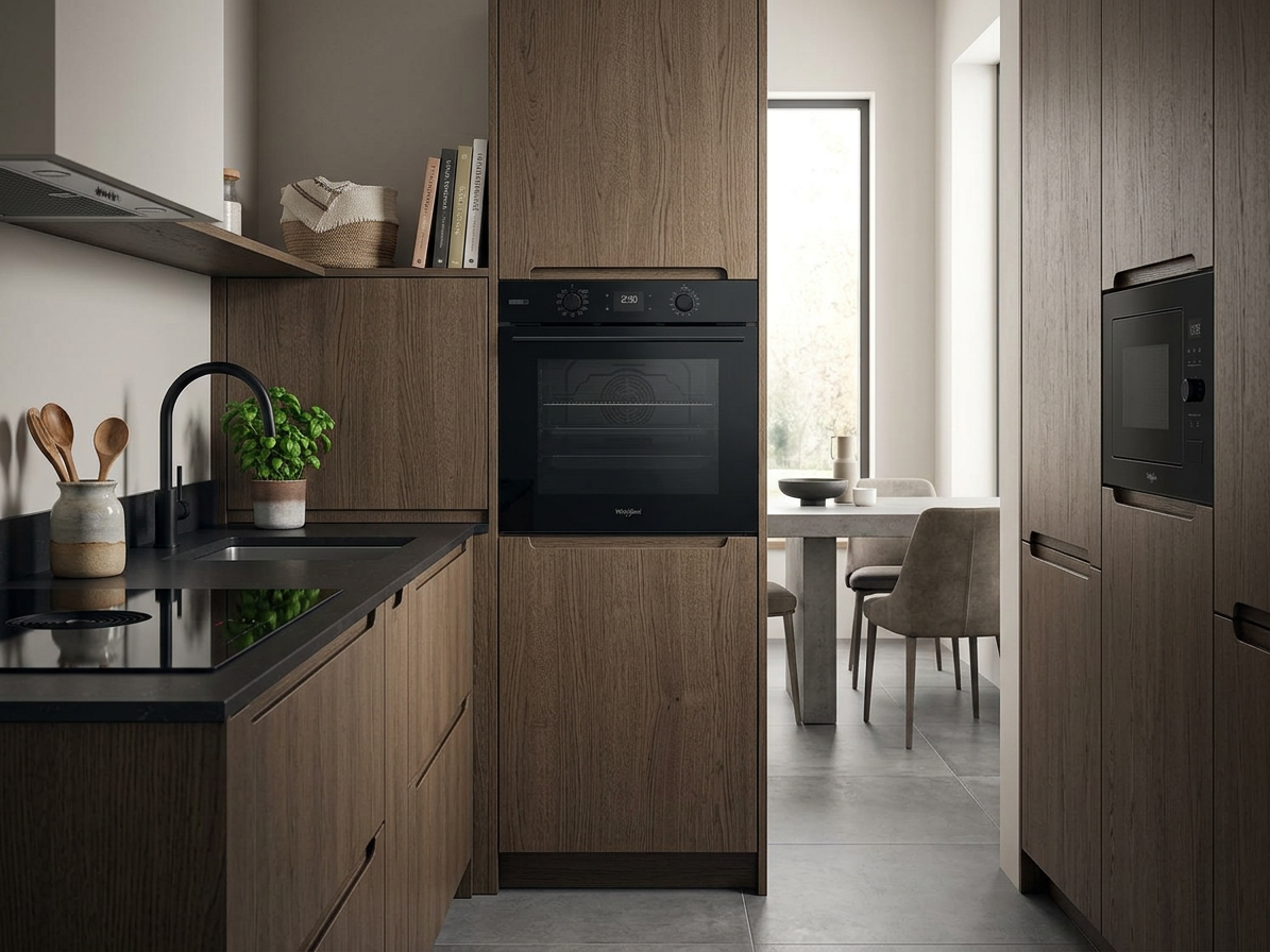 Whirlpool OMSK58CU1SB vestavná elektrická trouba s funkcí Steam+, černá
