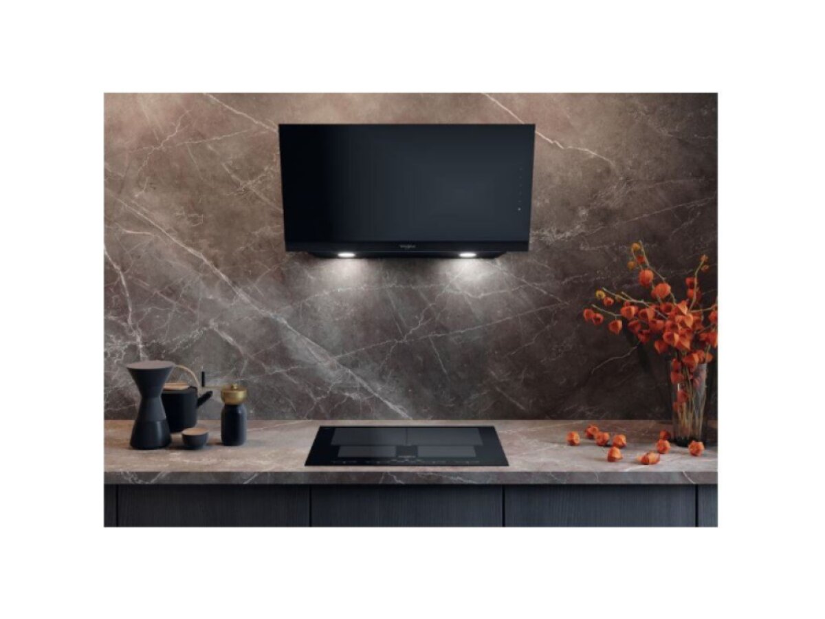 Whirlpool WHVS 93F LT BSS/1 nástěnný odsavač par 90 cm, Zen Mode, Perimeter a elektronické ovládání