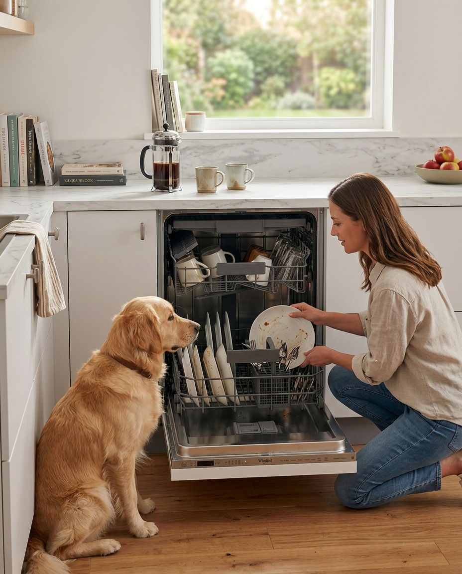 Whirlpool WSIO 3T125 6PE X vestavná úzká myčka nádobí 45 cm, 10 sad, 6. SMYSL, PowerClean, NaturalDry