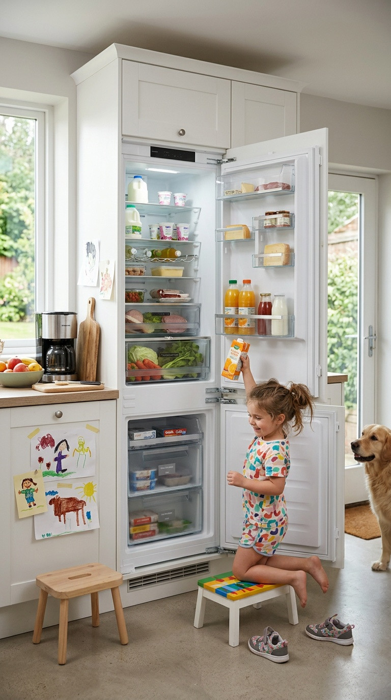Whirlpool WHC18 T323 P vestavná kombinovaná chladnička, Total No Frost, ZenInverter, MultiFresh Box, 250 l