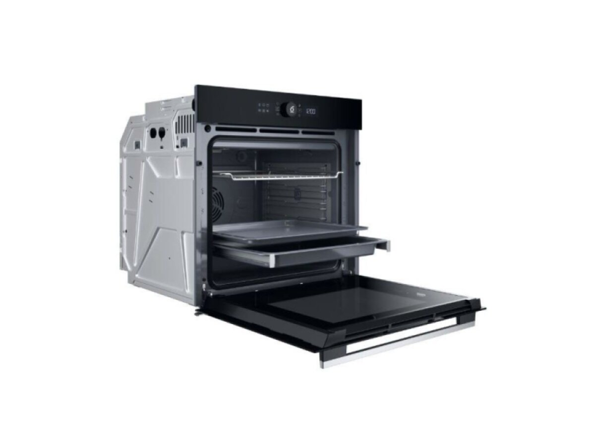 Whirlpool WOI5S8CM1SXA vestavná elektrická trouba s funkcí Steam+, AirFry a 6. SMYSL, nerez