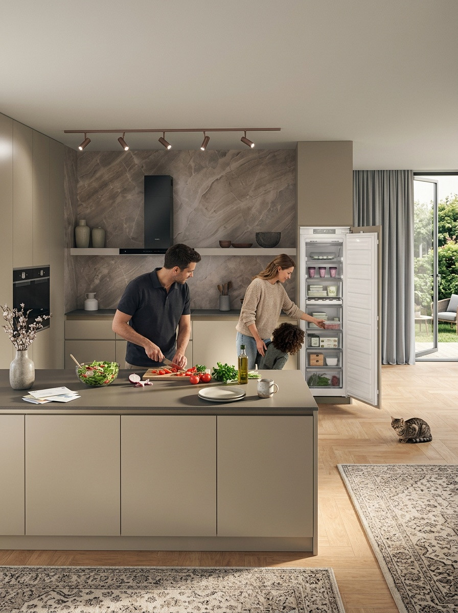 Whirlpool WHSD18F013C2 P vestavná skříňová mraznička No Frost 209 l s technologií 6. SMYSL