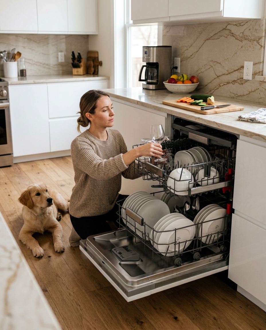 Whirlpool WIO 3T133 PLE vestavná plně integrovaná myčka nádobí 60 cm, 14 sad, 6. SMYSL, PowerClean, NaturalDry