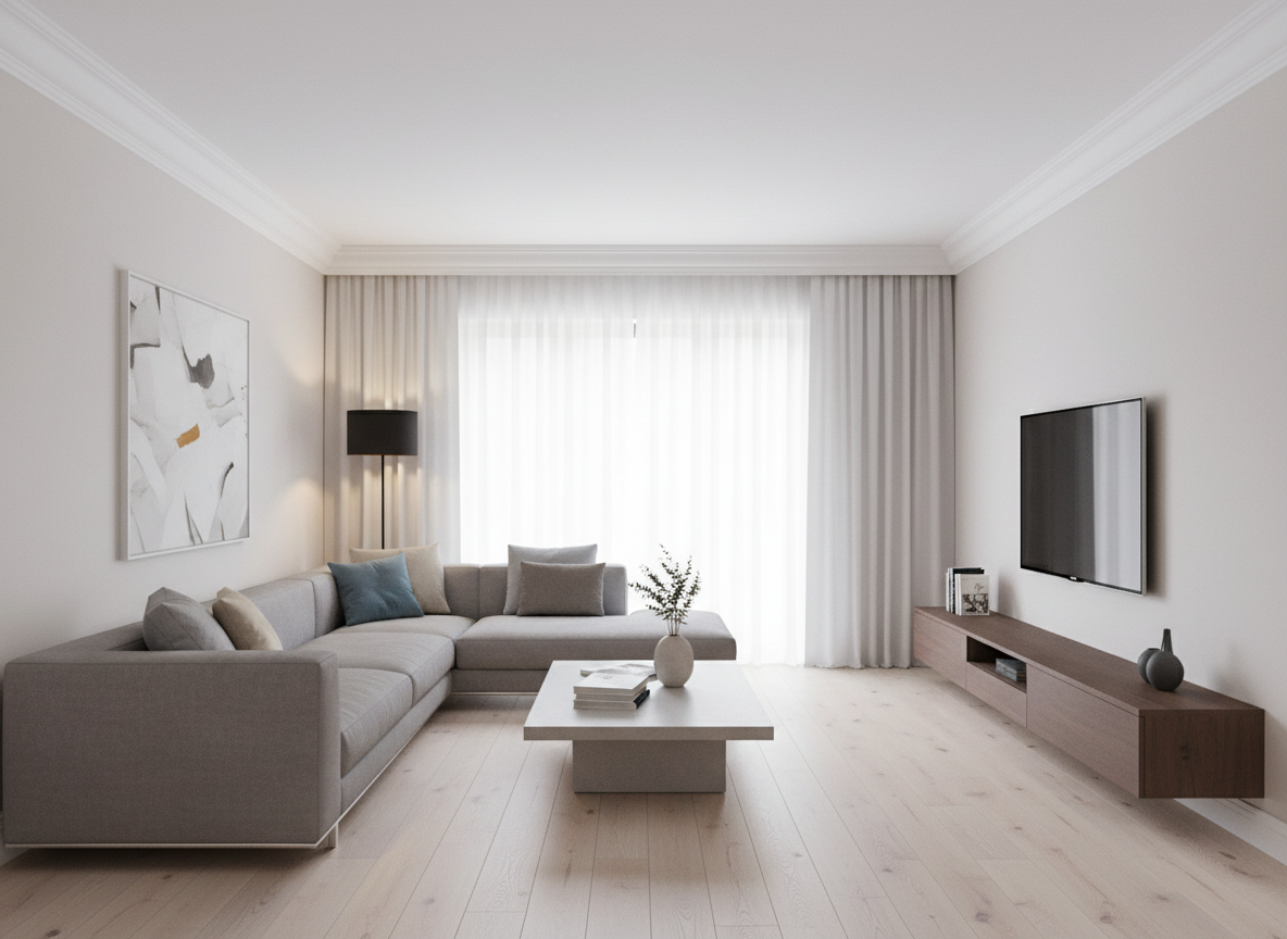 Flexibilná stropná lišta C334F ORAC - Biely, Vodoodolný, 200 cm