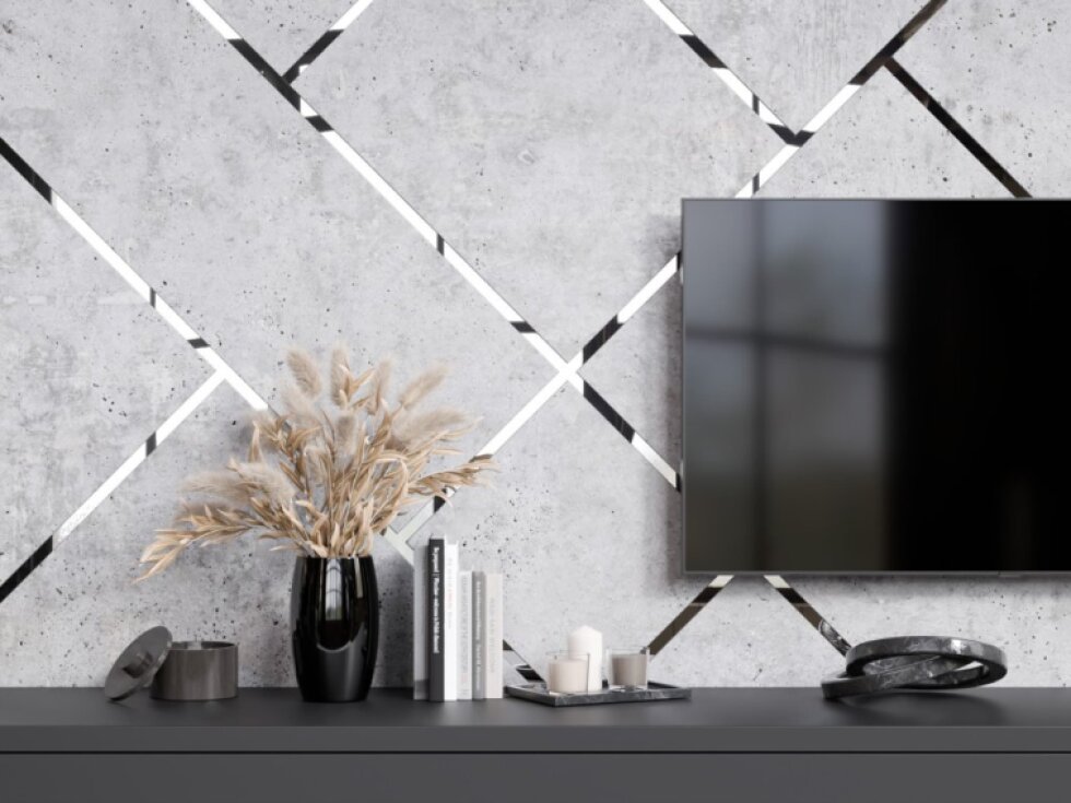 Samolepiaci kovový dekoračný pás plochý - strieborná lesklá 600 x 2,8 cm