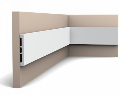 Flexibilná stropná lišta SX163F SQUARE ORAC