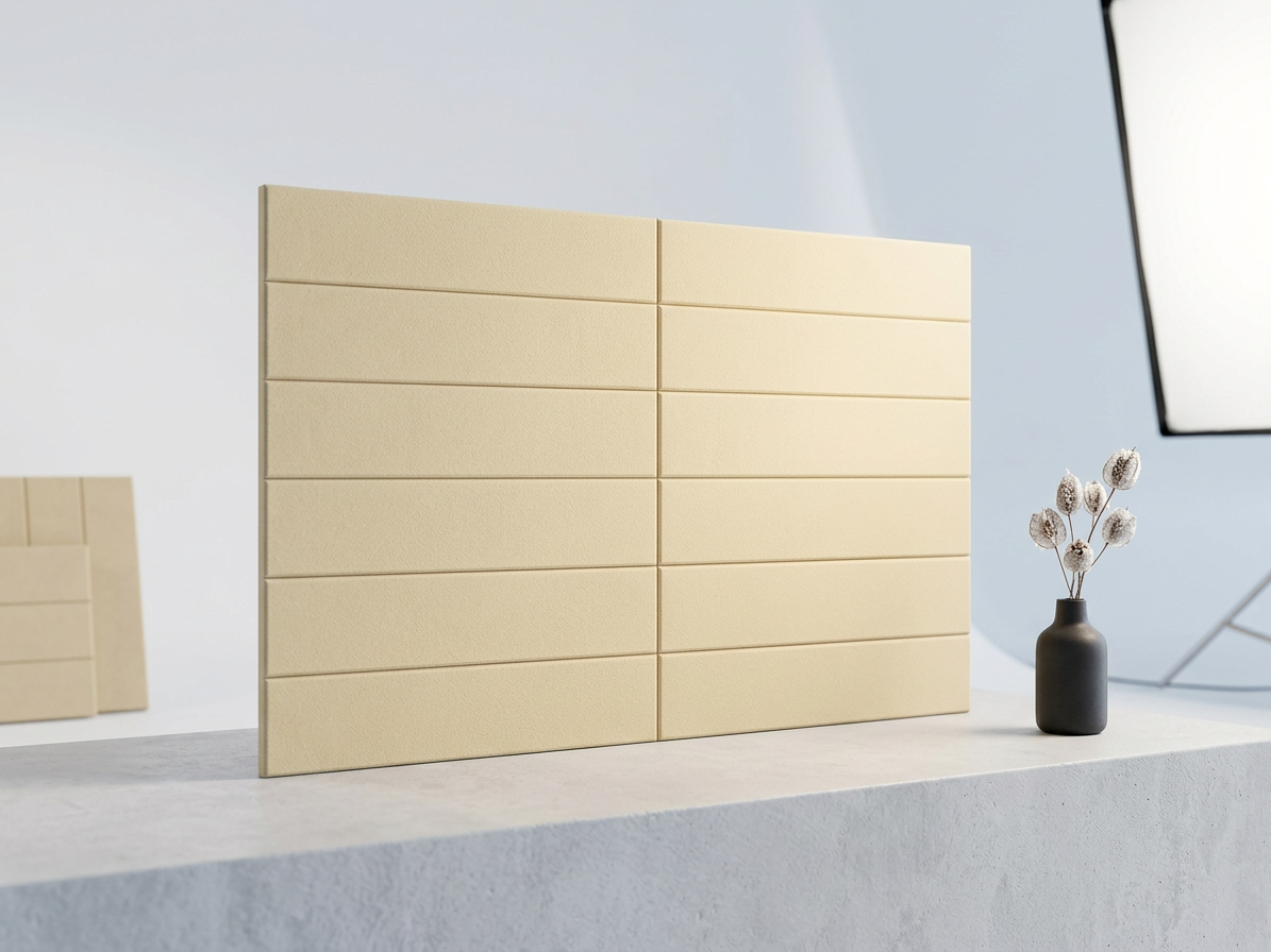 Samolepiaci koženkový 3D panel 69 x 140 cm LEA013 béžový