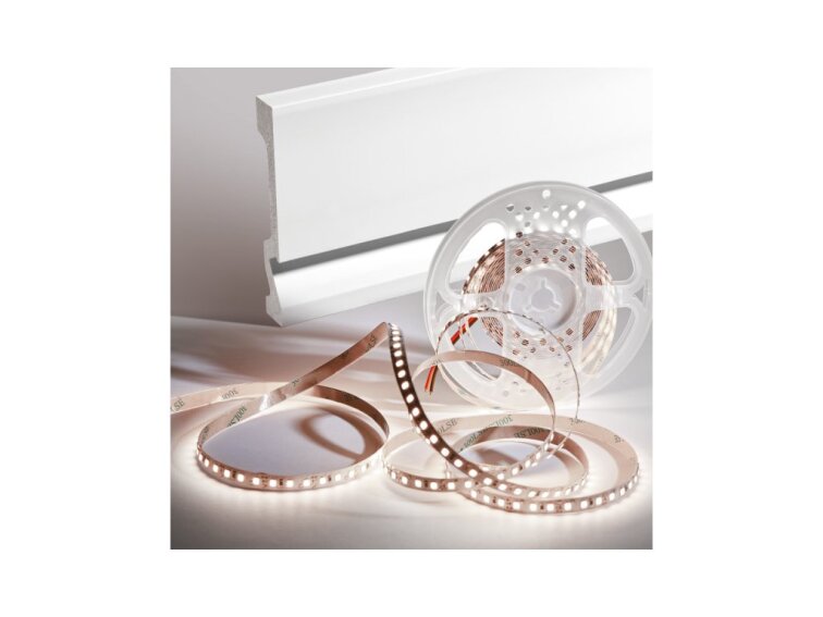 Podlahová lišta LED LPC-29 CEZAR - biela