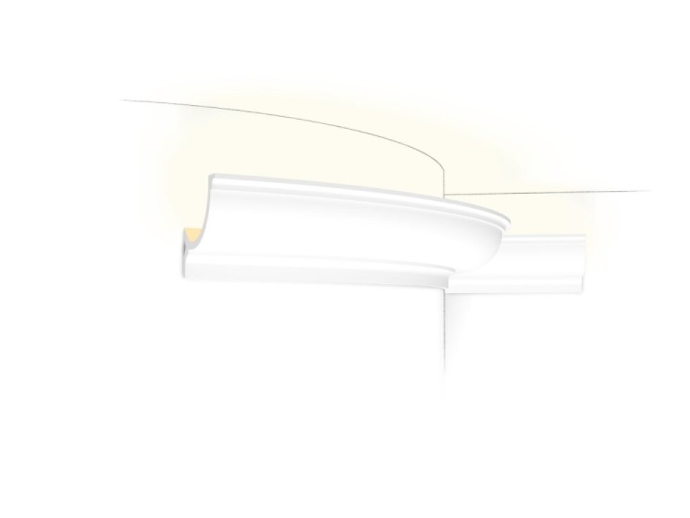 Flexibilná stropná lišta pre LED osvetlenie C902F ORAC