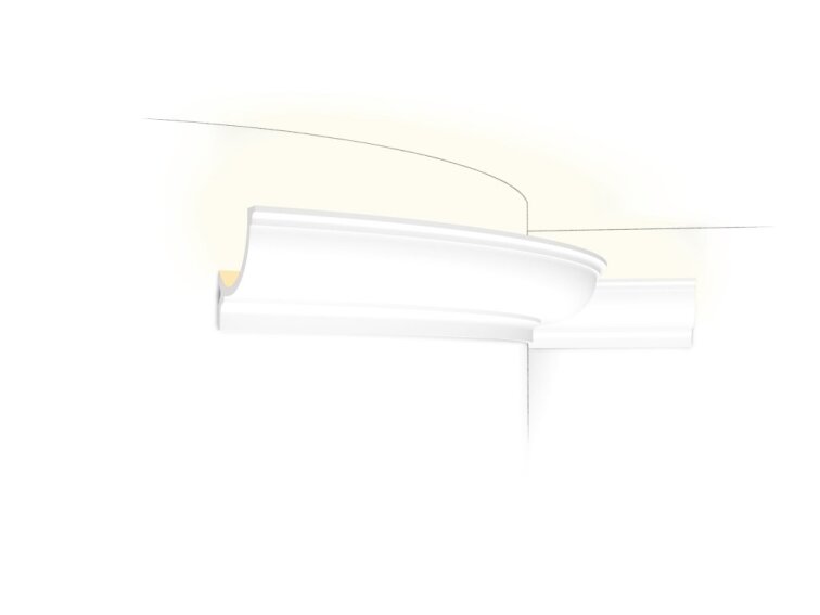 Flexibilná stropná lišta pre LED osvetlenie C902F ORAC