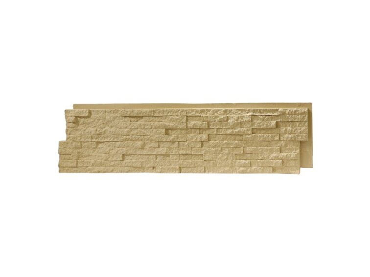 PU 3D panel Cream Rock – dekoratívny obklad s efektom kameňa (122x33cm)