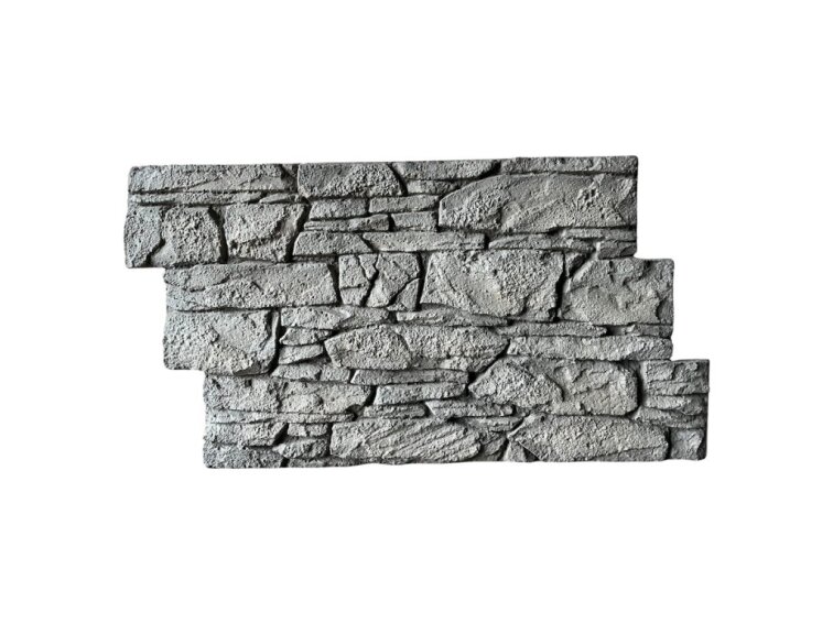PU 3D panel Grey Canyon – dekoratívny obklad s efektom kameňa (150x75cm)