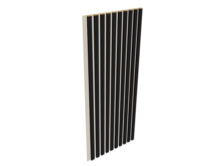 Lamely na kašmírovej doske - 12x28 mm - 10 ks - spojovací modul - 46 cm - čierna