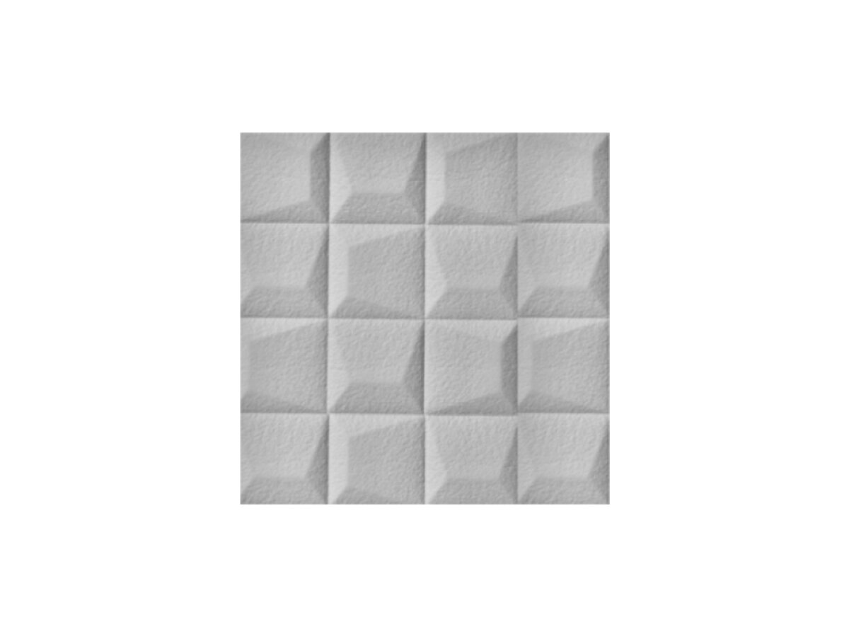 Samolepiaci koženkový 3D panel 34 x 34 cm LEA601 šedý